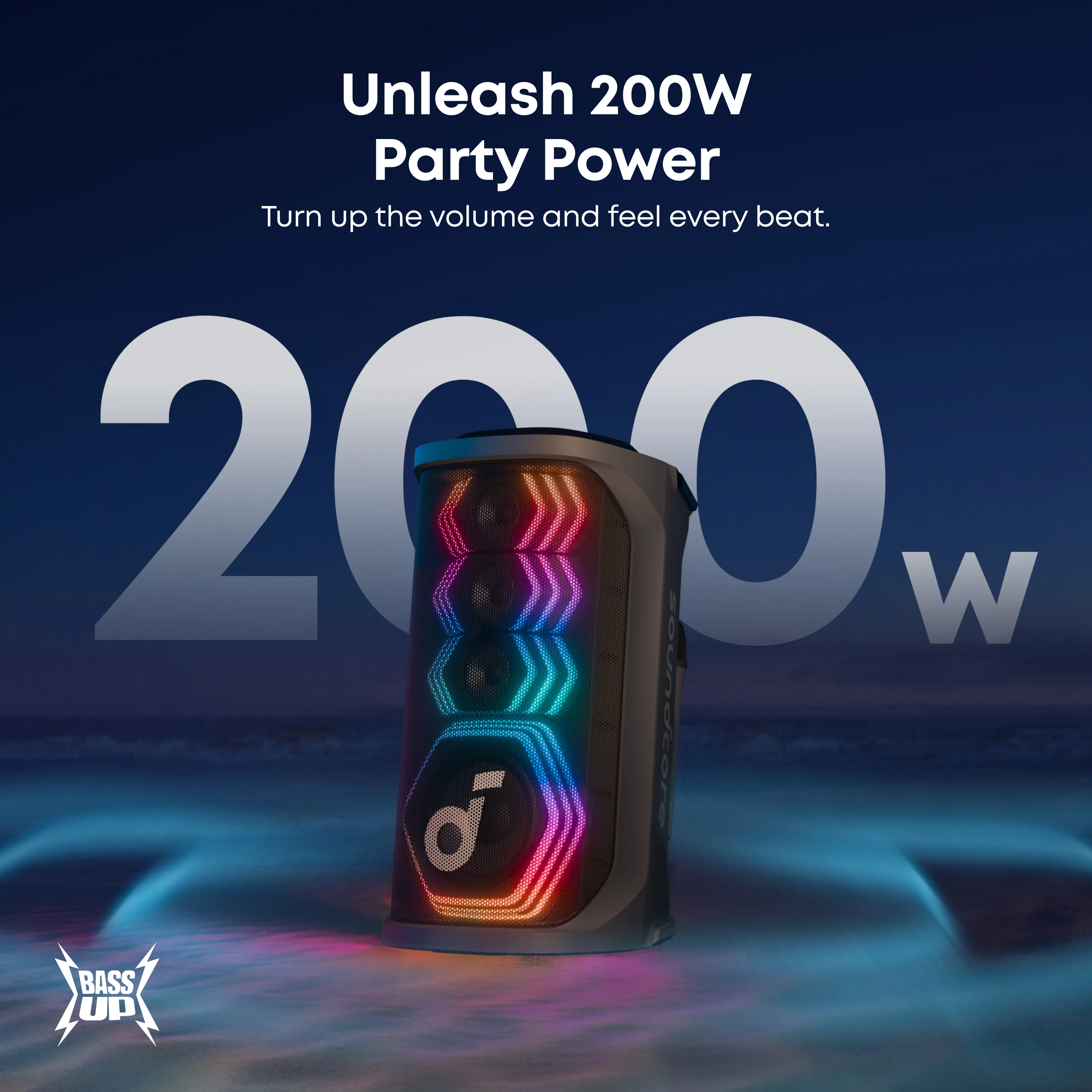 Rave 3S | AI Karaoke Party Speaker with 200W Sound - Image 3