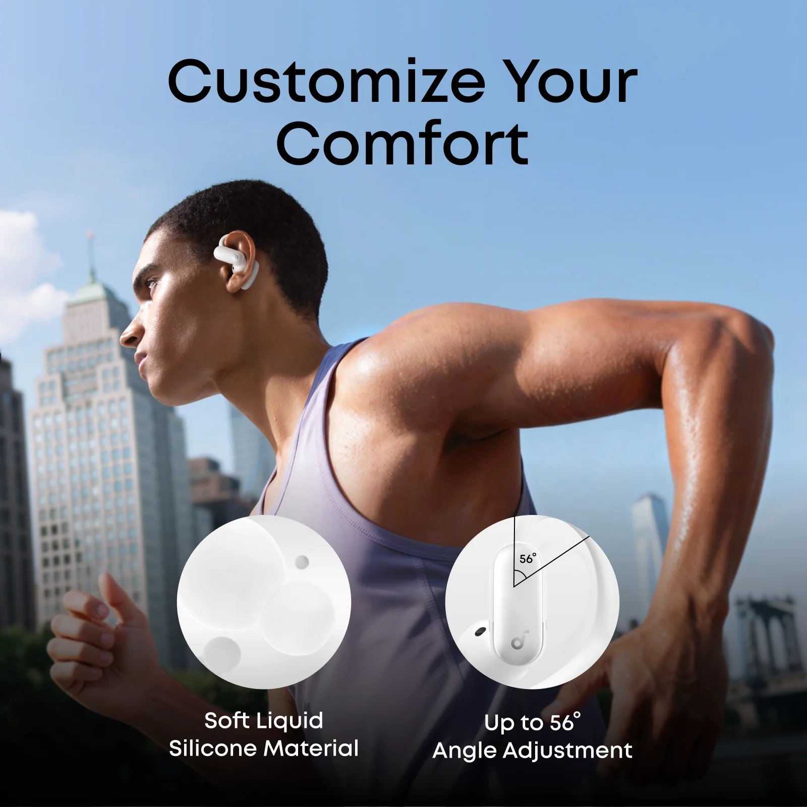 AeroFit 2 Pro|Dual-Form Earbuds with Open-Ear and Active Noise Cancellation Form - Image 10