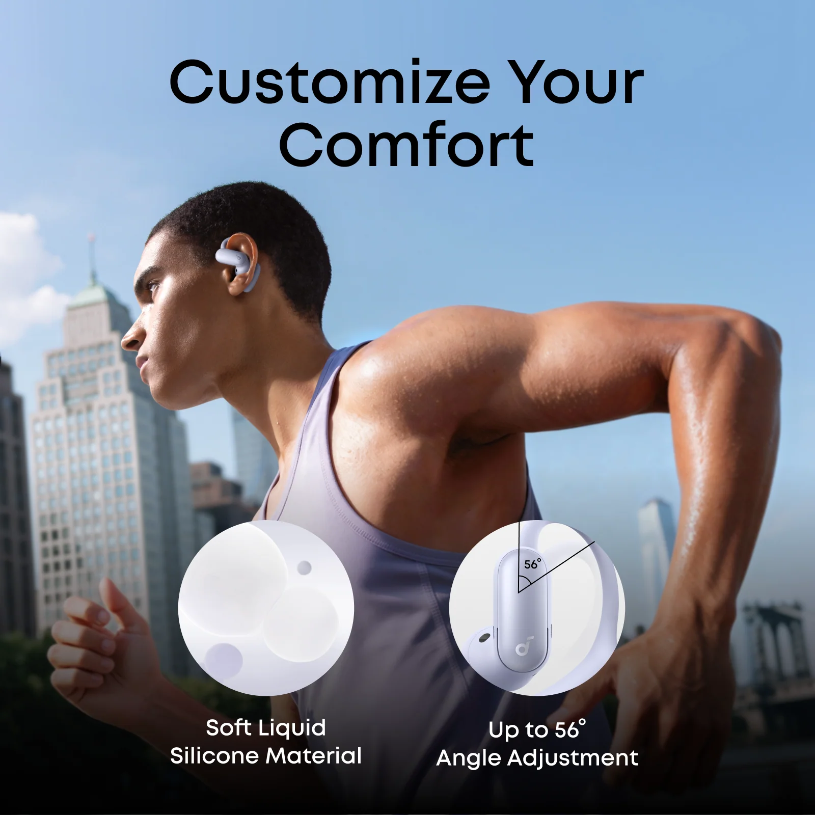 AeroFit 2 Pro|Dual-Form Earbuds with Open-Ear and Active Noise Cancellation Form - Image 17