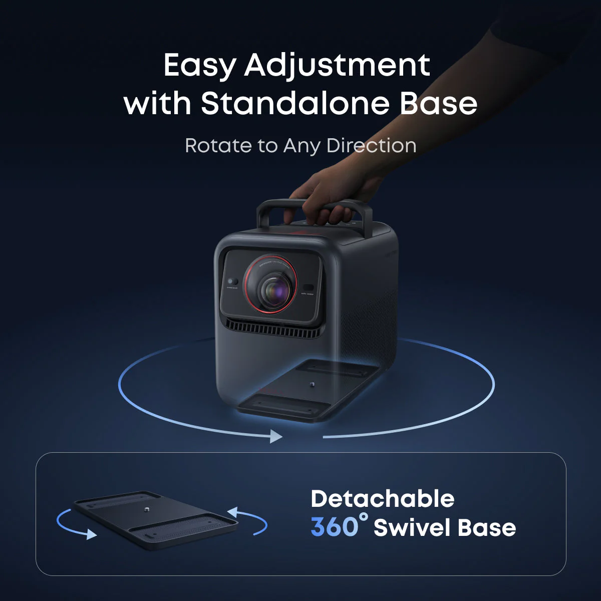 soundcore Nebula X1 Gimbal Stand | Flexible & Auto-Lock - Image 4