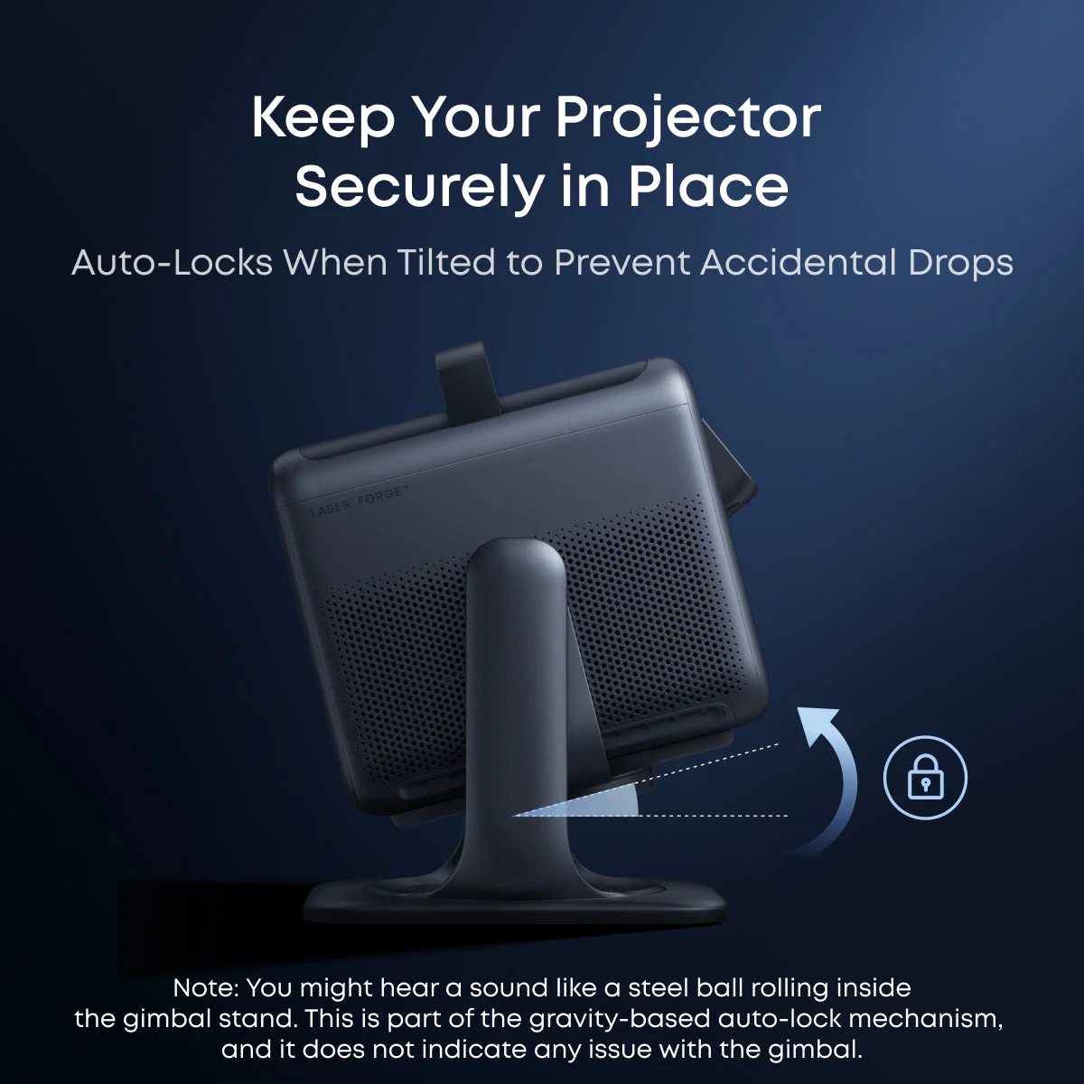 soundcore Nebula X1 Gimbal Stand | Flexible & Auto-Lock - Image 6