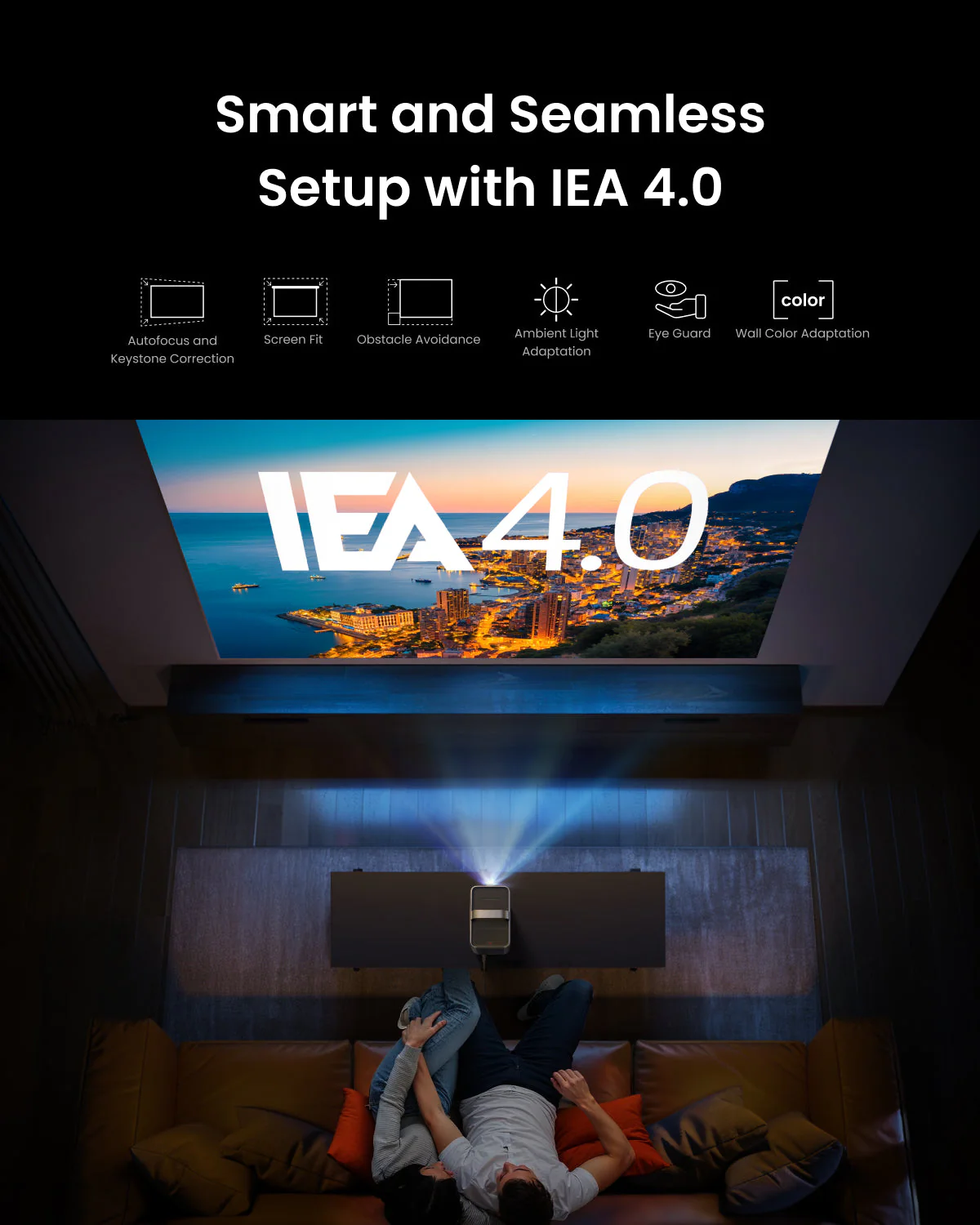 Cosmos 4K SE |  Dolby Vison Projector with Google TV - Image 5