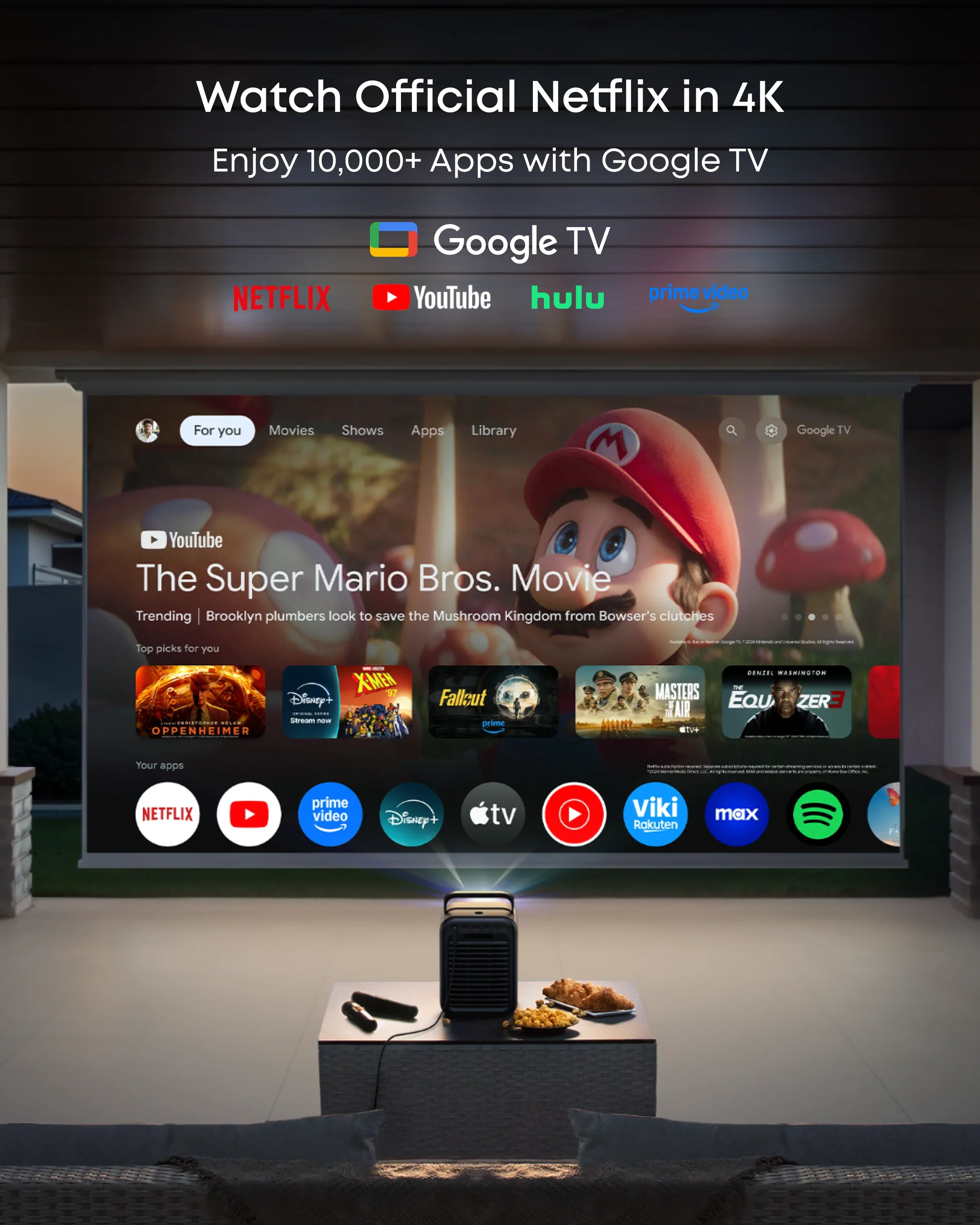 Nebula X1 | 4K Triple Laser Projector with Dolby Audio - Image 6
