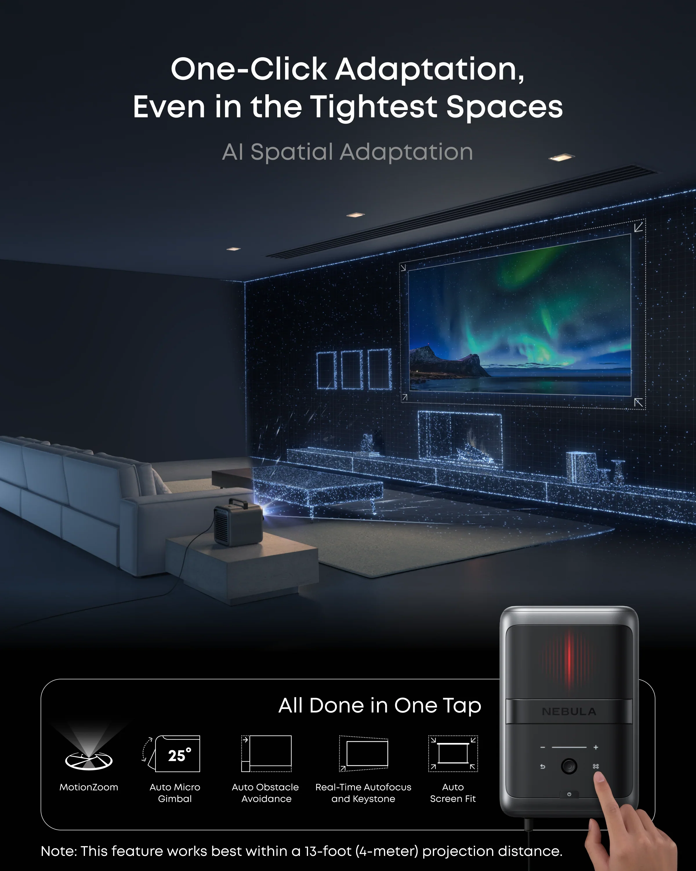 Nebula X1 | 4K Triple Laser Projector with Dolby Audio - Image 7
