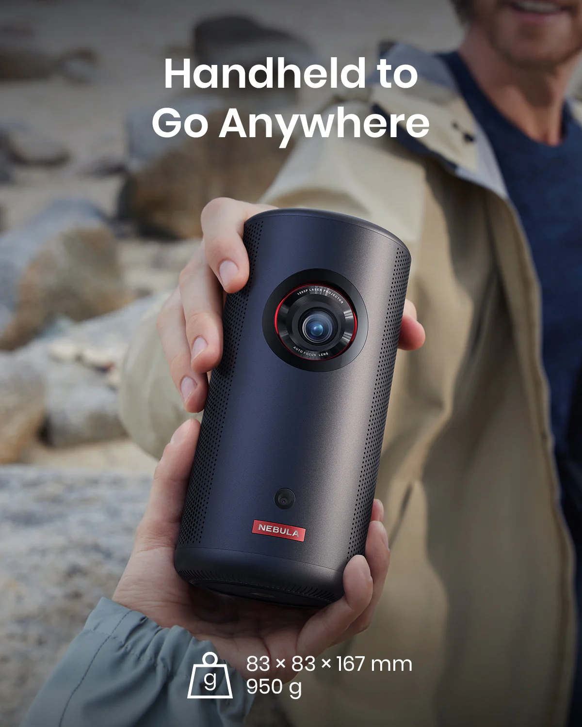 Capsule 3 Laser | Laser-Powered Mini Projector - Image 3