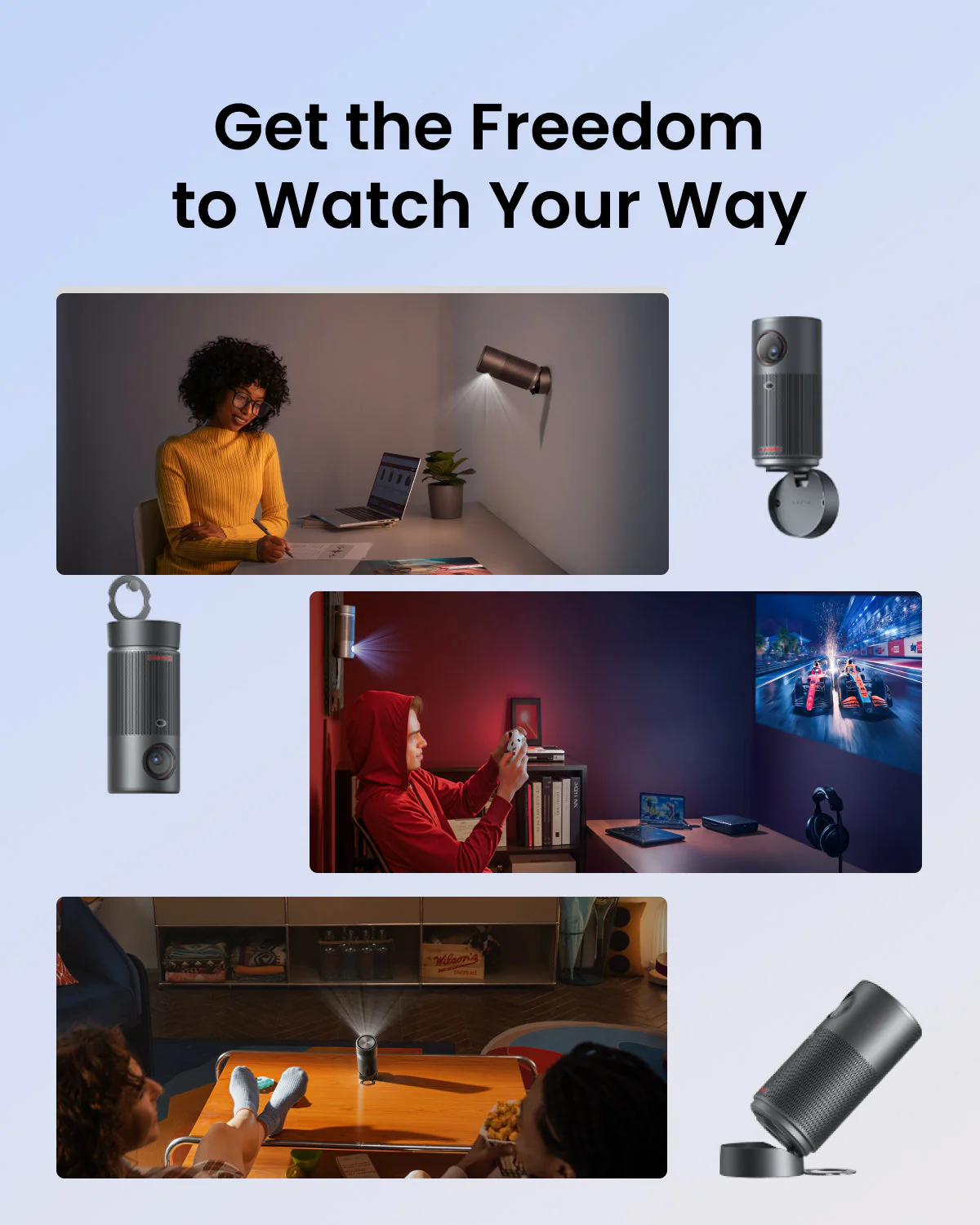 Capsule Air | The World's Smallest Google TV Projector - Image 4