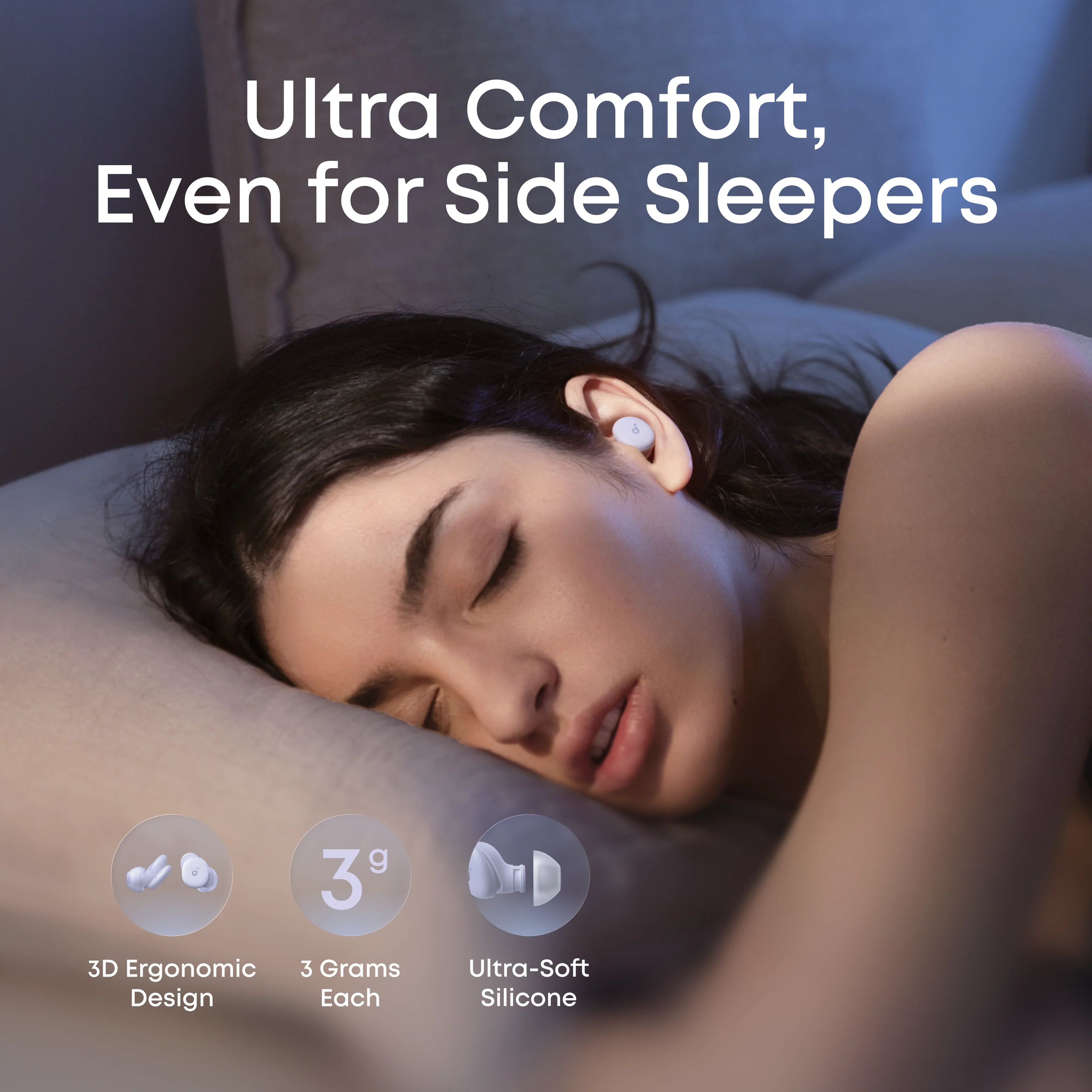 Sleep A30 | The World's First Sleep Earbuds with a Triple Noise Reduction System - Image 22